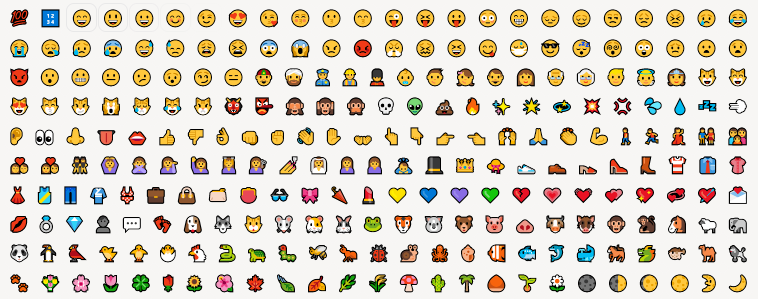 Screenshot emojis